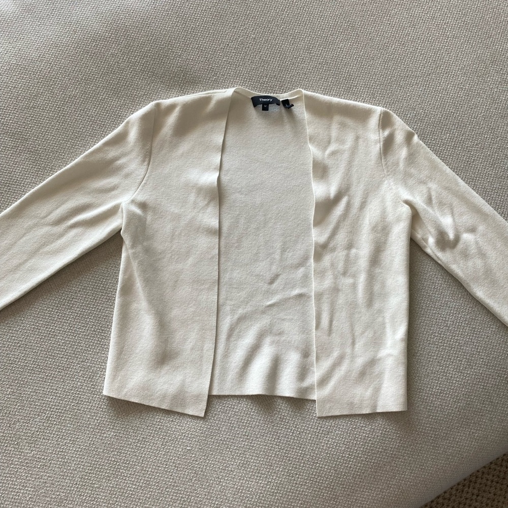 white theory cardigan
